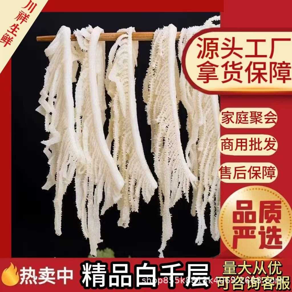 新鲜5斤千层肚牛百叶商用四川火锅食材菜品半成品毛肚