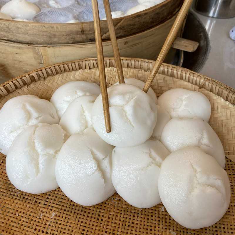 恩施特产手工米粑粑泡粑米发糕米馒头白糕早餐点心250g/袋非即食