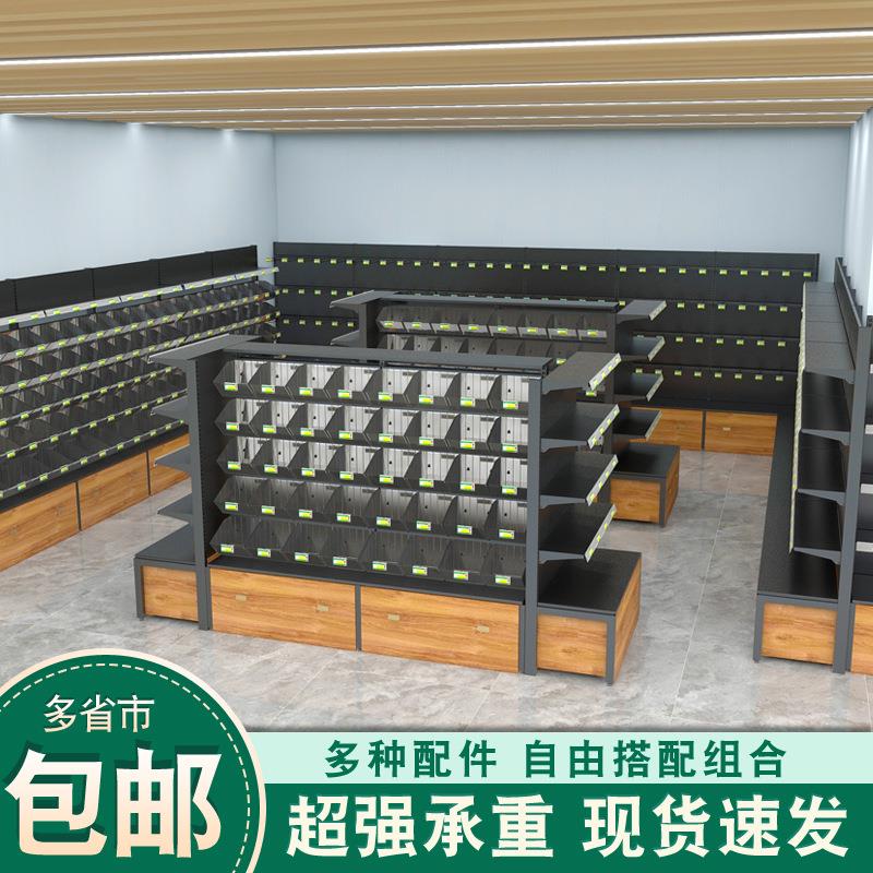 超市货架便利店零食货架散装散称小食品置物架小卖部散货展示柜