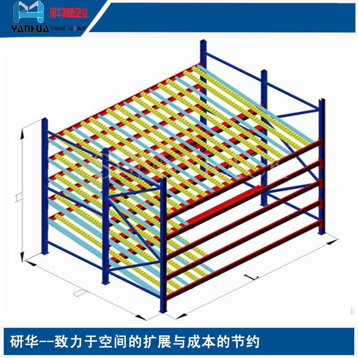 南京促销先进先出层载量达1000KG流利式货架
