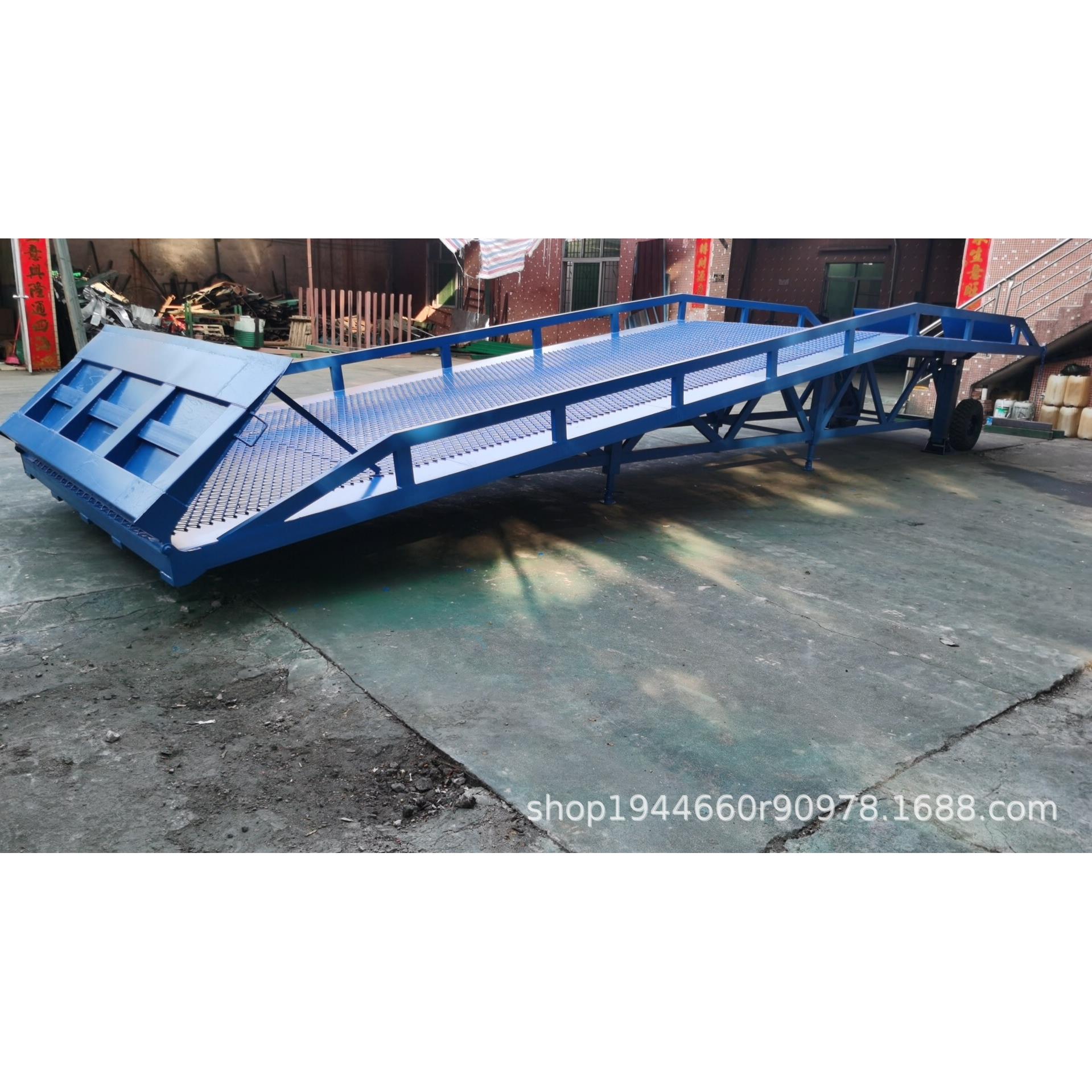 加宽加长大载重登车桥移动式登车桥叉车集装箱上卸货斜坡广州