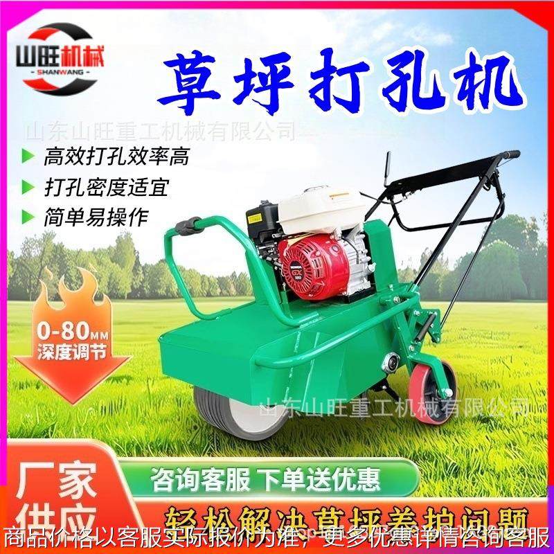 草坪打孔机小型自走式汽油绿化草皮养护增氧透气冲孔草场养护设备,农机/农具/农膜,植保机械,淘宝优惠券,粉丝福利购,淘宝优惠卷