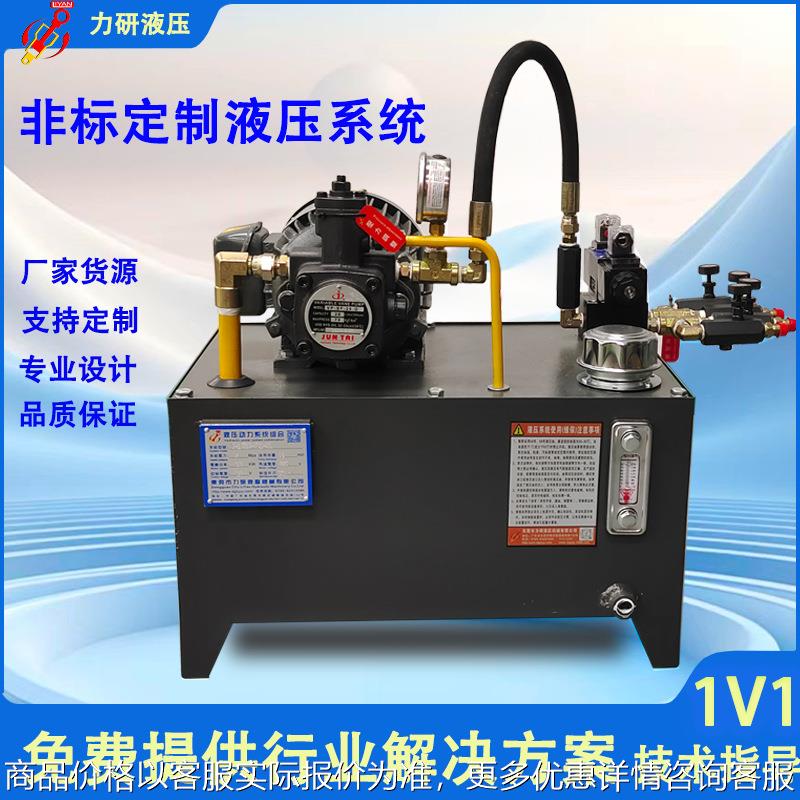 厂家生产非标小型液压系统 液压动力单元液压阀组 伺服控制液压站