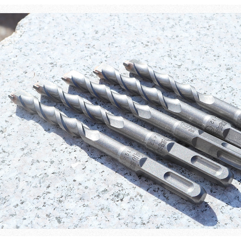 中天方柄电锤冲击钻头 采石混泥土墙壁钻头