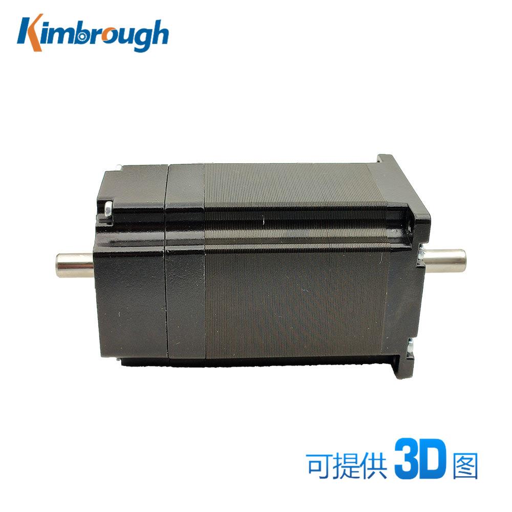 两相57双轴闭环步进电机力矩3.0Nm机身长122MM轴径8.0MM