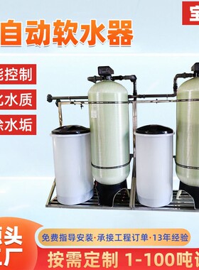 软化水处理设备地下井水过滤器工业锅炉除水垢全自动软化水装置