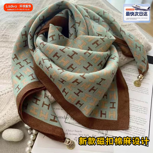 2025谁戴谁好看的丝巾围巾