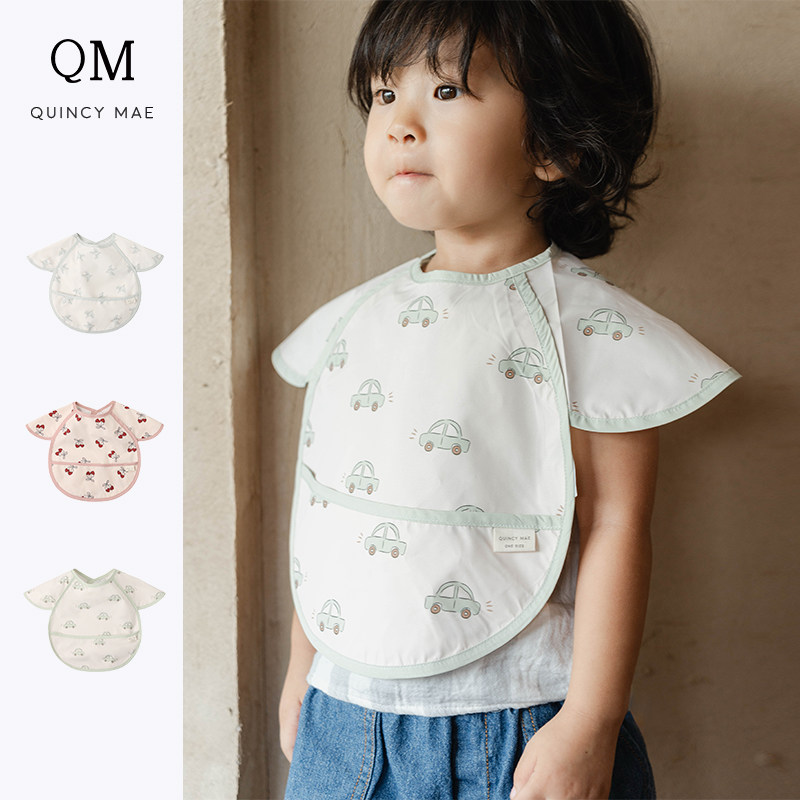 Quincy Mae宝宝吃饭罩衣围兜婴儿辅食反穿衣饭兜儿童外穿罩衣,童装/婴儿装/亲子装,反穿衣/罩衣,淘宝优惠券,粉丝福利购,淘宝优惠卷