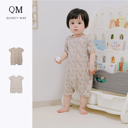 QuincyMae夏季婴幼儿连体衣