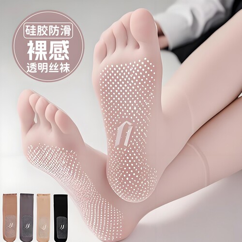 女春夏冰丝防勾丝防滑中筒袜