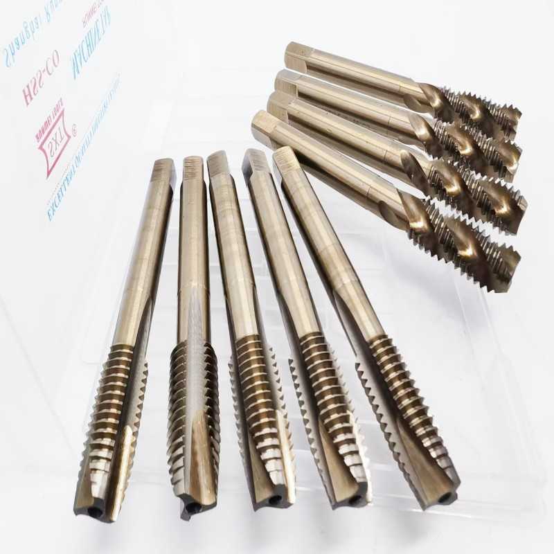 《SXT》含钴烤黄 螺旋丝锥先端丝攻 HSS-CO高速钢机用丝锥M3-M16