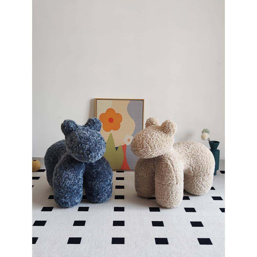 PonyChair小马椅定型棉动物椅设计师卡通摆件网红ins可爱儿童家具