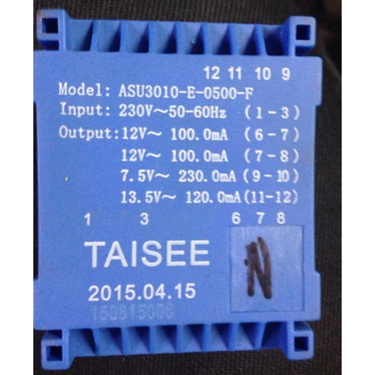 订做 UI30/10.5变压器 ASU3010-E-0500-F 220V转12V 7.5V 13.5V