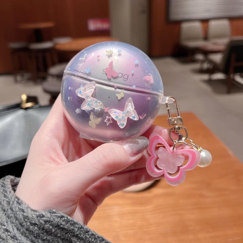 炫彩立体可爱适用Sanag塞那S6SPro保护套塞纳小星云s6s无线蓝牙耳机壳新款s6spro透明卡通耳机壳防摔软壳