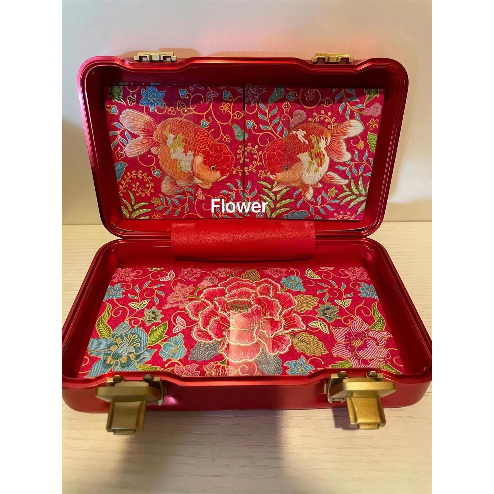 特价福利UBS红包瑞银2022年牡丹花金鱼利是封新年立体高级品牌