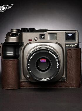 真皮MAMIYA玛米亚7ii 7相机包6 6MF皮套 中画幅胶卷机保护套手工