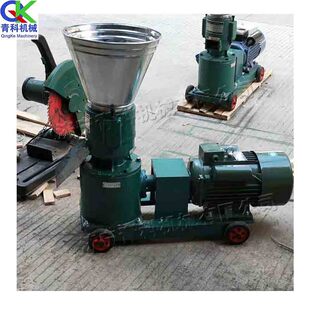 麦麸豆粕草粉颗粒机 家禽家畜饲料制粒机 牧场草料牧草膨化机