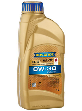 德国进口Ravenol拉锋USVO系列 FES 0W-30 C2 4+5类全合成机油1L