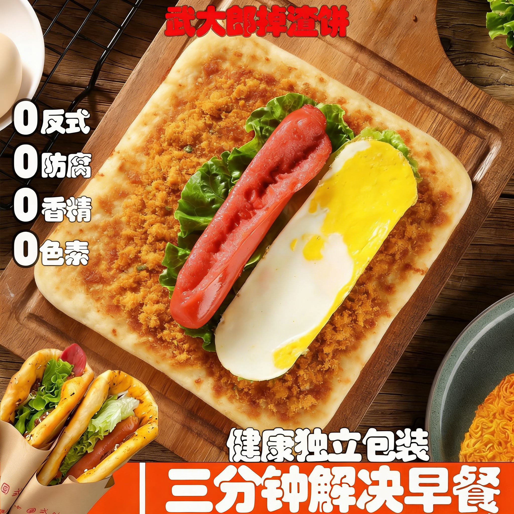 土掉渣烧饼半成品武大郎烧饼学校夜市摆摊加热速食早餐特产现做
