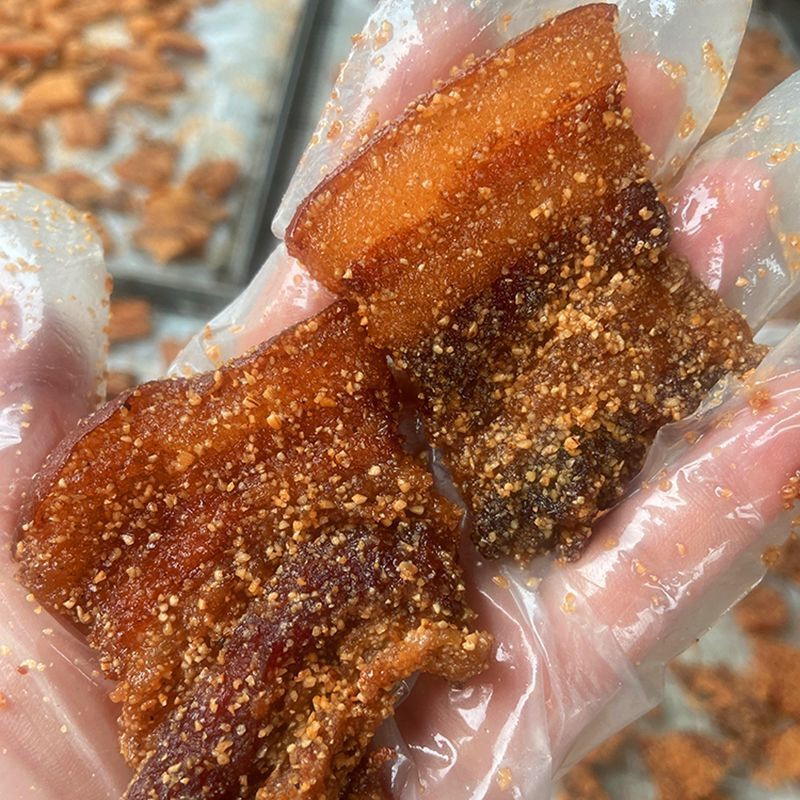 舒城火渣肉农家腌制米粉肉精品新鲜干渣肉自然风干咸肉米粉肉晒干