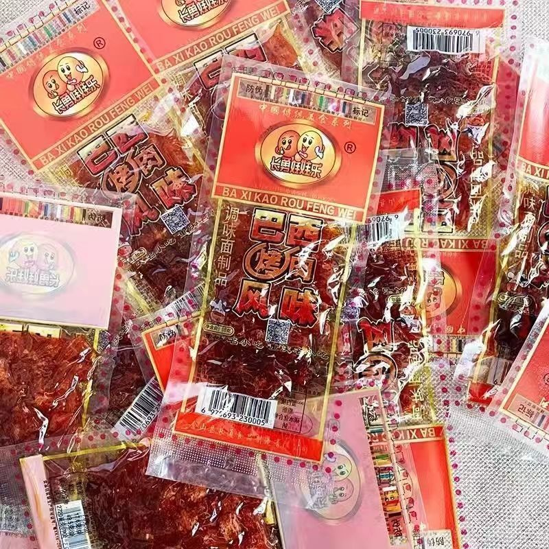 长勇娃娃乐巴西烤肉辣条、怀旧小零食童年经典款