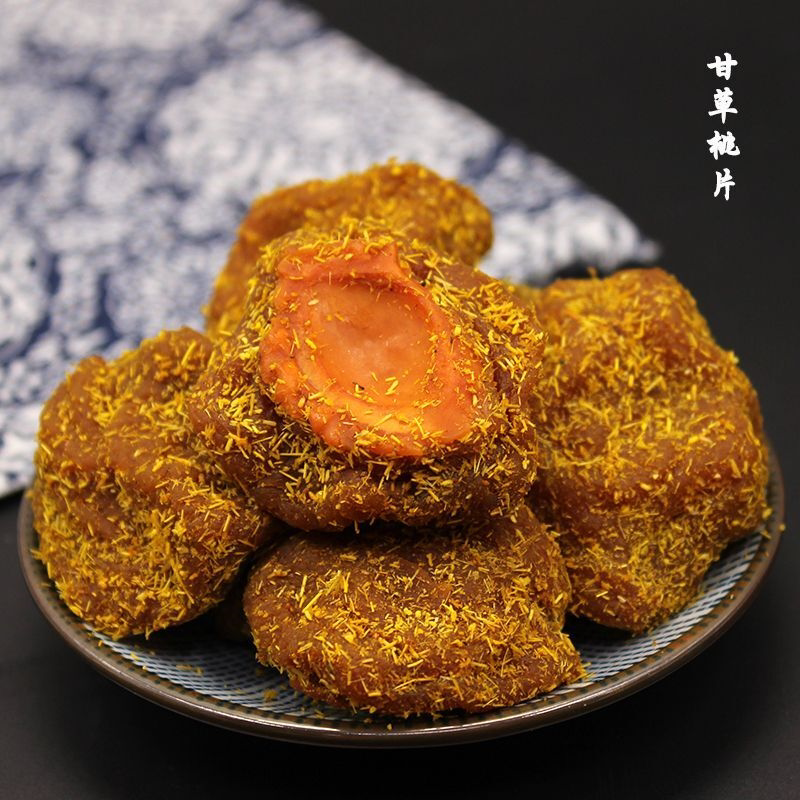 儿时回忆甘草吃不厌桃片桃肉桃干果干脯杭州特产零食150g300g600g