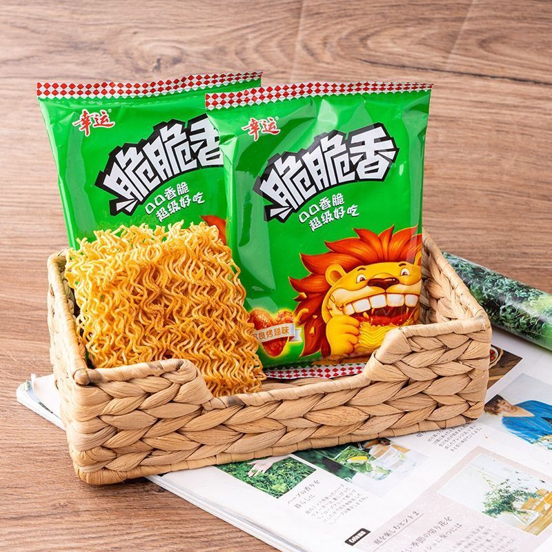 方便面脆脆香干脆面40g/袋装整箱奥尔良香脆干吃面即食方便面