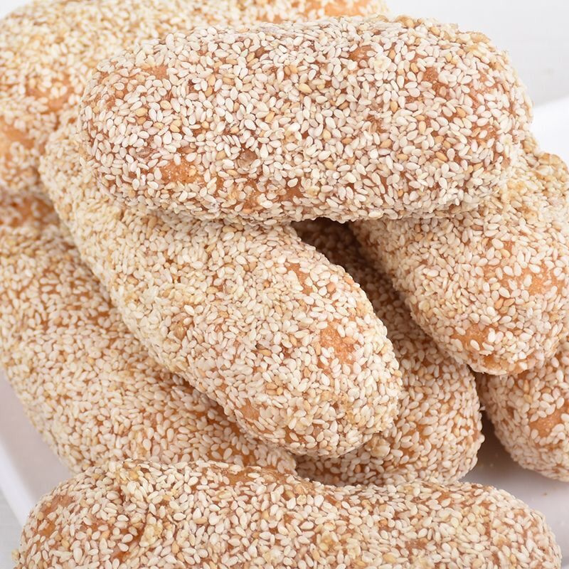 老式糕点老式手工麻枣廖化点心大头酥独立包装拿取方便
