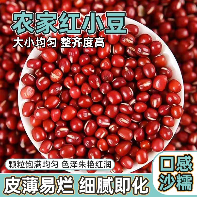 新红小豆珍珠粒正品红小豆批发农家红豆沙非赤小豆红豆薏米粥商用