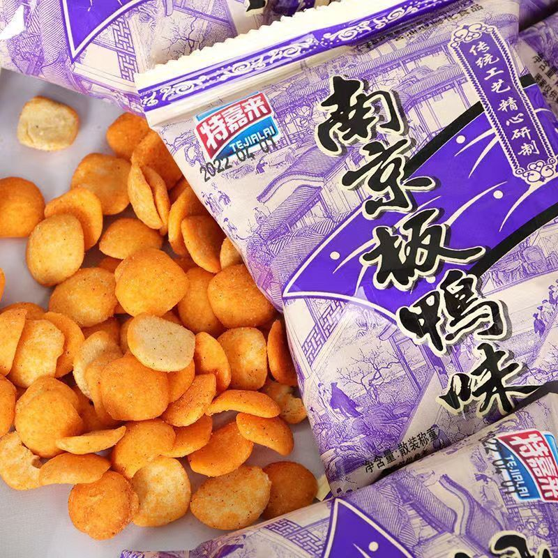 特嘉来南京板鸭味60小袋8090后怀旧膨化食品办公室休闲童年小零食
