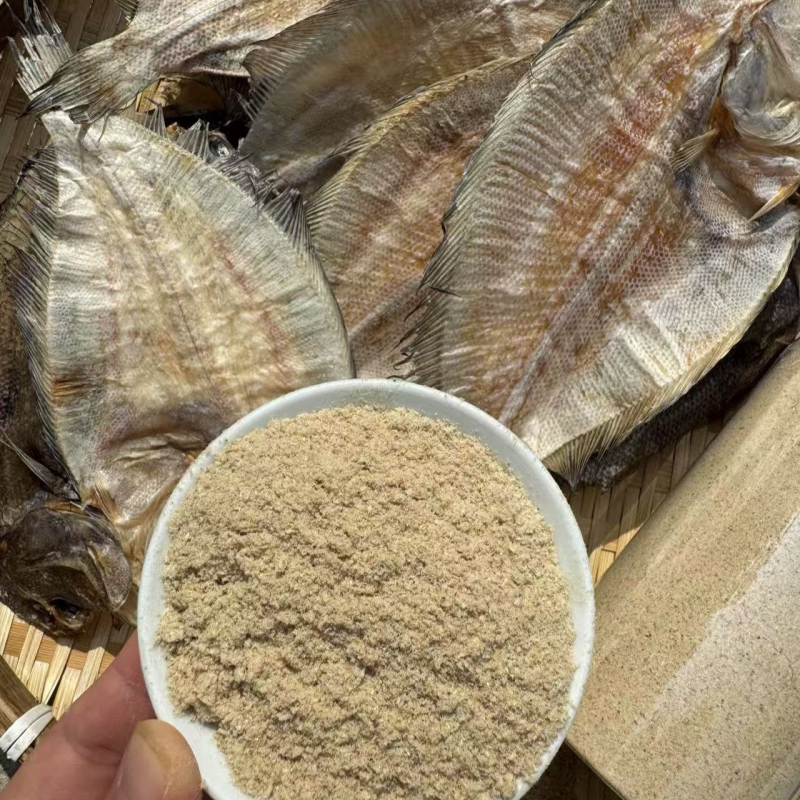 大地鱼粉广东潮汕特产现磨鱼粉铁脯鱼左口鱼比目鱼粉煲汤调料商用