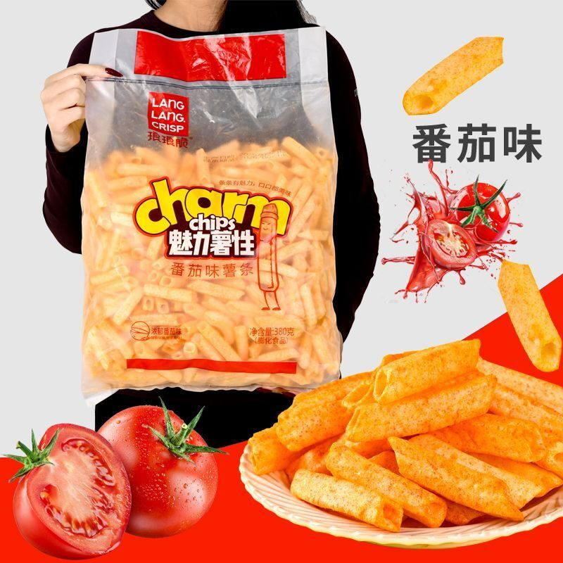 琅琅脆400g薯片薯棒大包网红学生零食大礼包整箱家庭装电影院同款