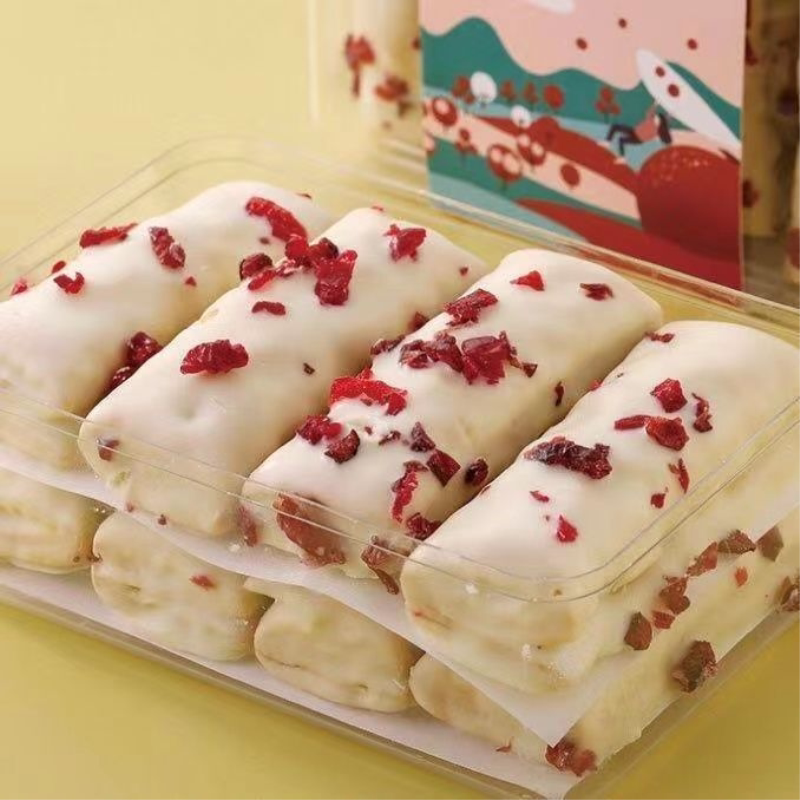 松塔千层酥饼盒装蔓越莓味玫瑰花桂花甜品糕点办公室零食