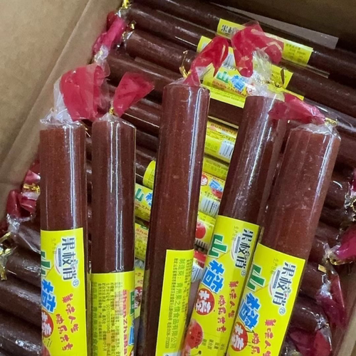 老式果丹皮山楂棒55g开胃山楂卷果脯蜜饯酸甜果枝俏果丹皮小包装