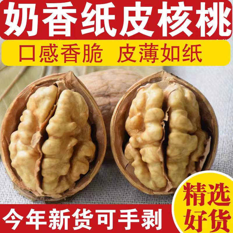 当季核桃孕妇奶香核桃新货薄皮新鲜大坚果新疆特产年货