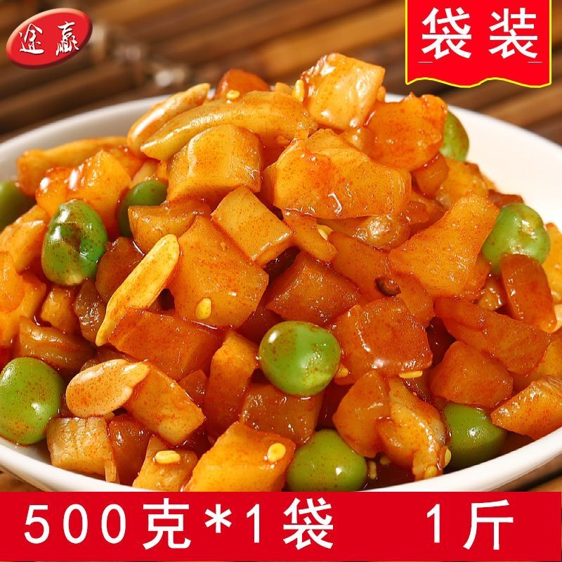 五仁酱丁袋装咸菜独立小包装腌制萝卜混搭下饭菜早餐配菜开胃小菜