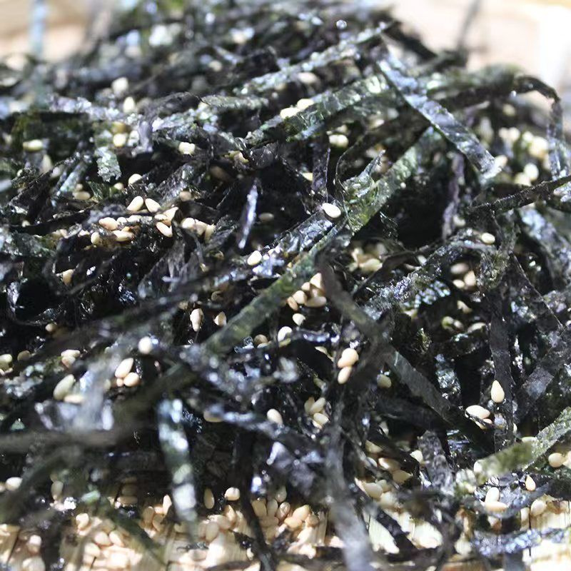 章鱼小丸子海苔丝商用切丝海苔条寿司食材海苔碎片拌饭海苔条商用