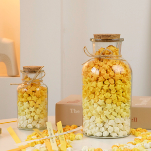 星星玻璃罐幸运星解忧急救瓶漂流瓶diy幸运星许愿玻璃瓶创意礼物