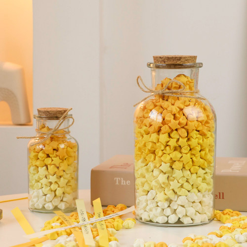 星星玻璃罐幸运星漂流瓶许愿瓶