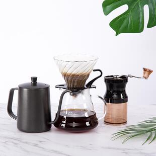 V60滴滤式 KOUPHIN手冲咖啡壶套装 滤杯分享壶咖啡器具家用磨豆机