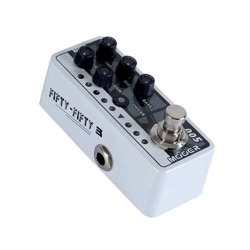 MOOER 005 FIFTY-FIFTY3数字前级箱头模拟效果器迷你前级吉他单块