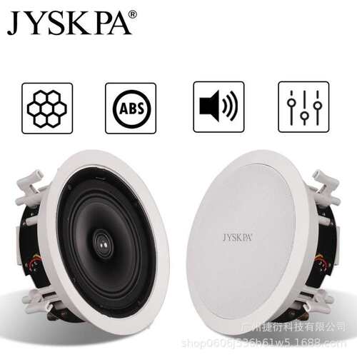 CY660 吸顶喇叭店铺餐厅超市家用客厅卧室嵌入式背景音乐