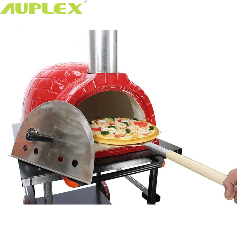 户外披萨烤炉木炭柴火两用烧烤炉家用商用面包窑炉不锈钢PIZZA炉