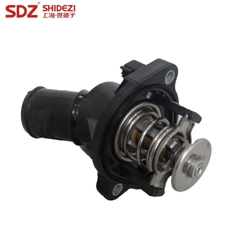 适用于蒙迪欧汽车节温器总成恒温器总成水法兰1S7Z8575AG