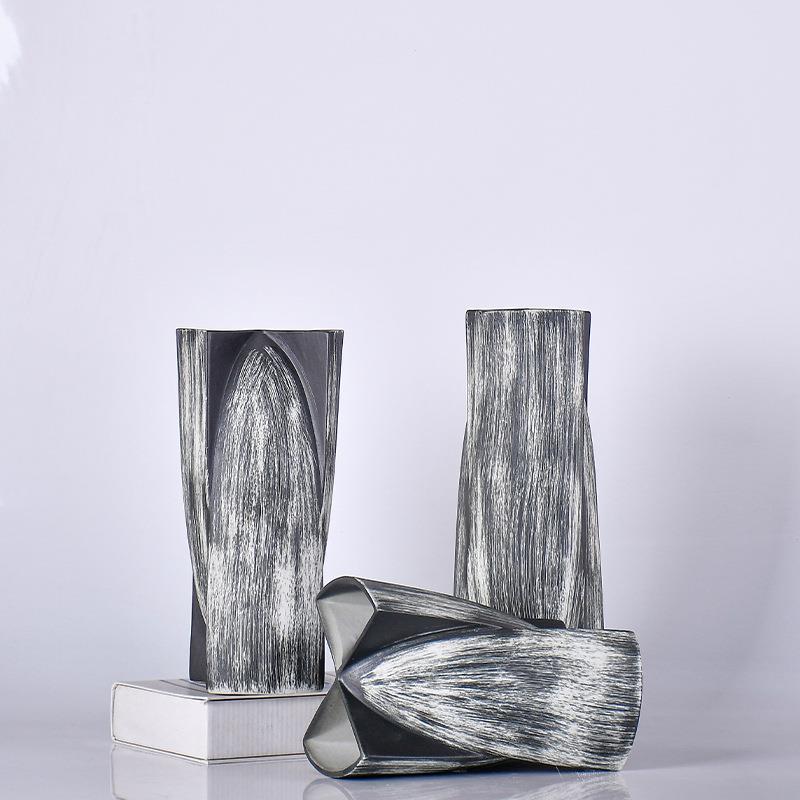 创意北欧不规则陶瓷抽象几何摆件 家居软装样板间工艺品装饰品