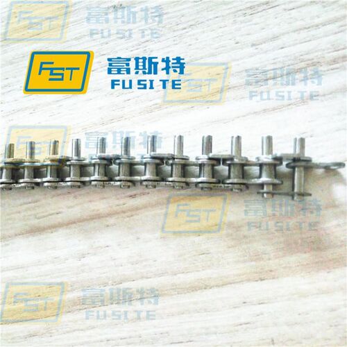 供应25B 04C不锈钢链条加长销带耳链条2 链扣 覆涂机点胶机链条
