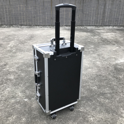 带锁储物有拉杆整理周转箱家政保洁清洁工具五金装书收纳箱带轮子