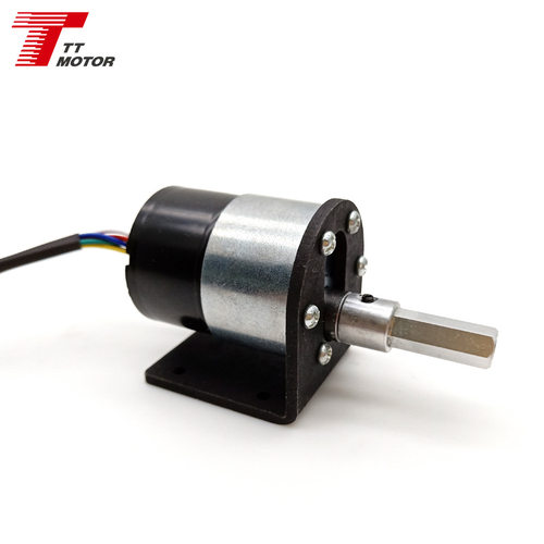 3625直流无刷减速电机 闭环控制 内置驱动 37mm无刷齿轮减速马达