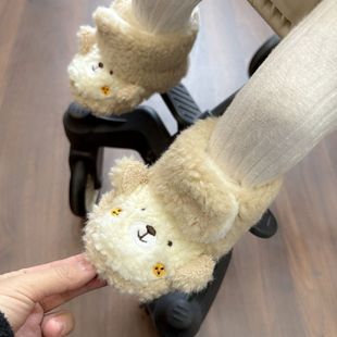 加厚新生婴儿鞋 12个月防掉棉鞋 宝宝软底学步棉鞋 678 套保暖3 冬季