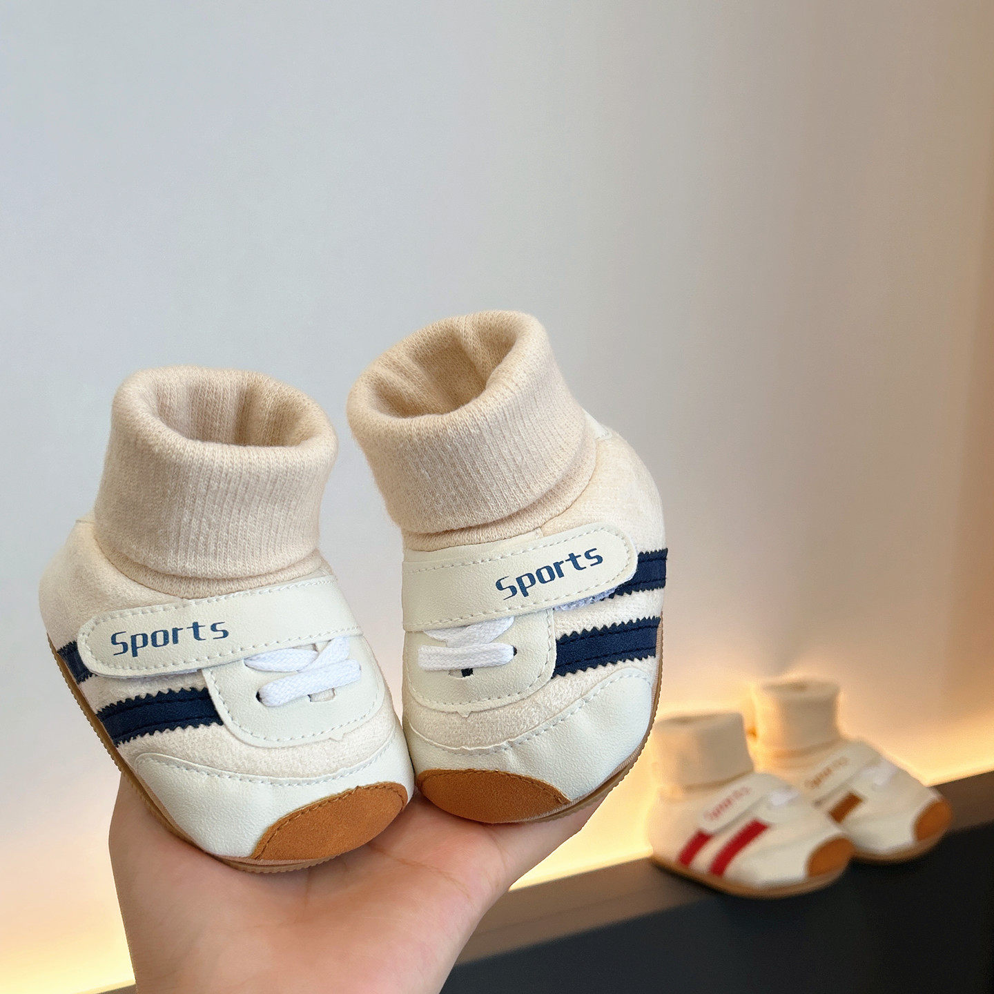 春秋婴儿鞋袜保暖软底学步鞋